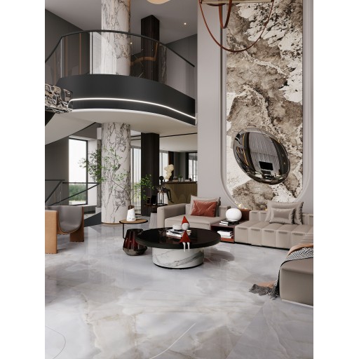 Спеченый камень Juliano Luxury Stone серый 120*270 1227FD11